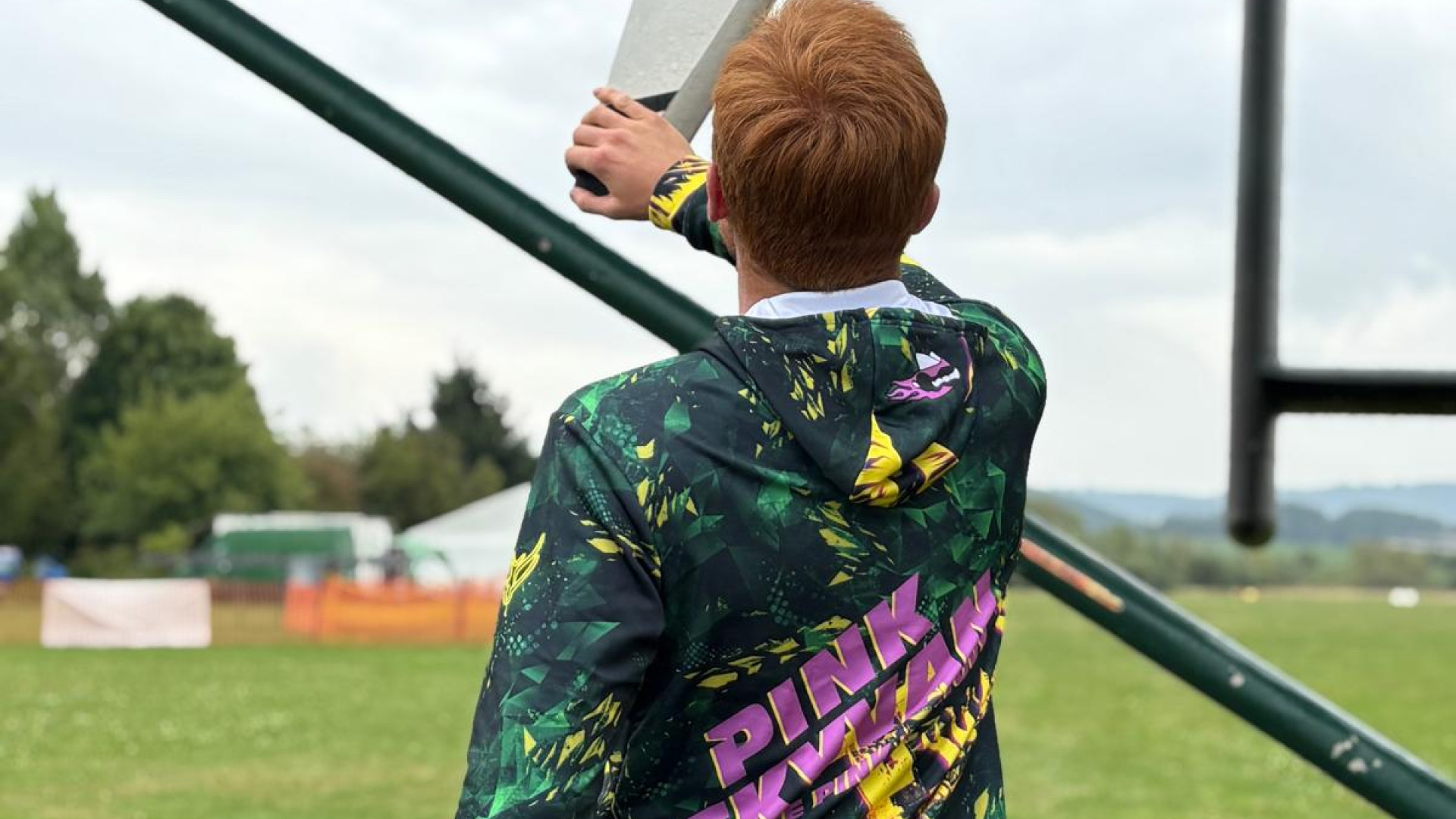 Mikina - HOODIE PINK SKYVAN - Zelená